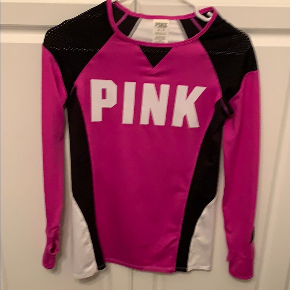 PINK 💕 long sleeve workout top